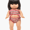 Maillot de bain rétro 2 pièces avec pochon Cerises Minikane