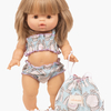 Maillot de bain rétro 2 pièces avec pochon Future is bright Minikane