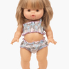 Maillot de bain rétro 2 pièces avec pochon Future is bright Minikane