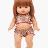 Maillot de bain rétro 2 pièces avec pochon Lapin Bohème Minikane