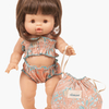 Maillot de bain rétro 2 pièces avec pochon Minikane