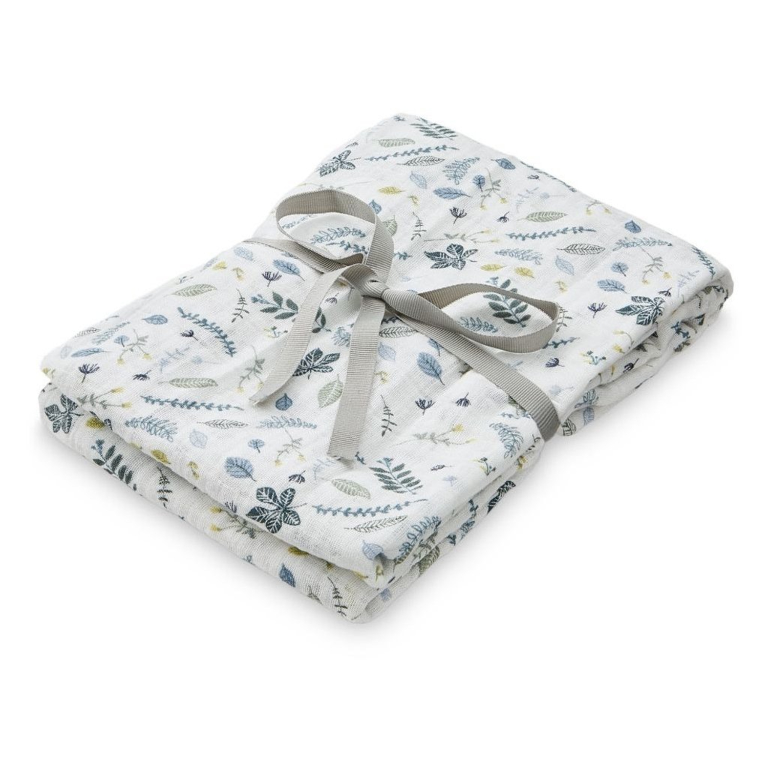 Maxi Lange Pressed Leaves Bleu CamCam