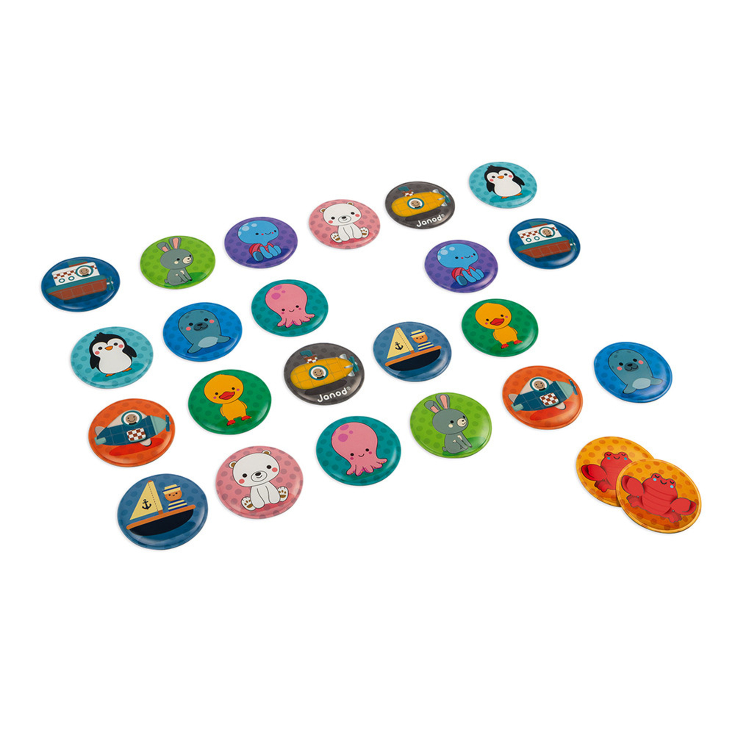 Memory de bain (24 pièces) Janod