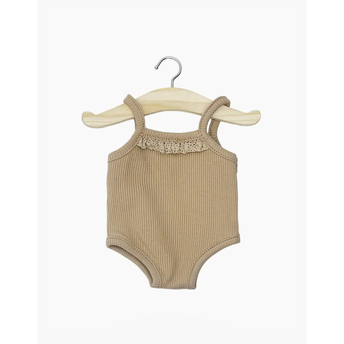 Minikane Body en maille côtelée Cacao