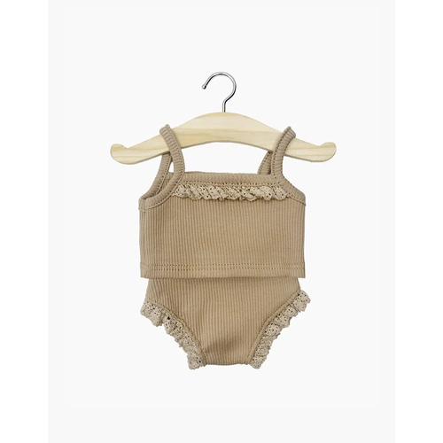 Minikane Dessous en maille - Fille Cacao