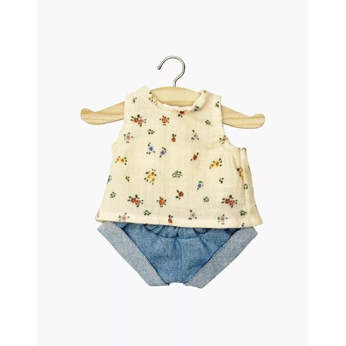 Minikane Ensemble Andrée avec short en jean
