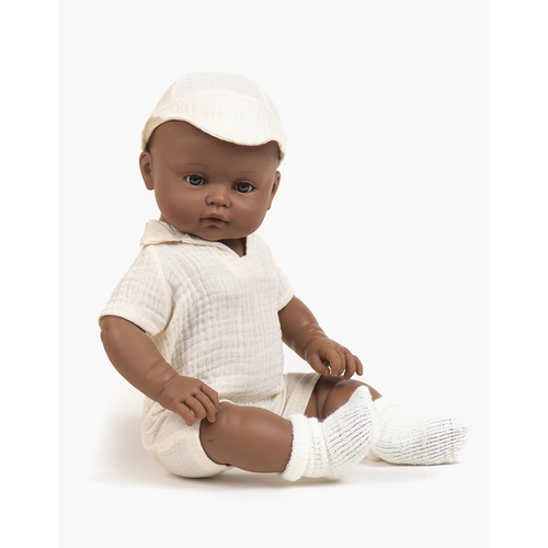 Minikane Poupée Augustin - Bambinis avec combinaison Tom Ecru