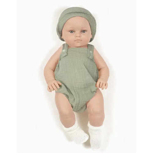 Minikane Poupée Yann - Bambinis avec sa salopette Vert