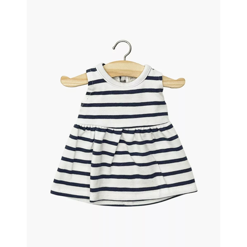 Minikane Robe sans manche Faustine Rayures Bleu