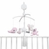 Mobile Bébé Musical Rose / Blanc Baby's Only