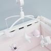 Mobile Bébé Musical Rose / Blanc Baby's Only