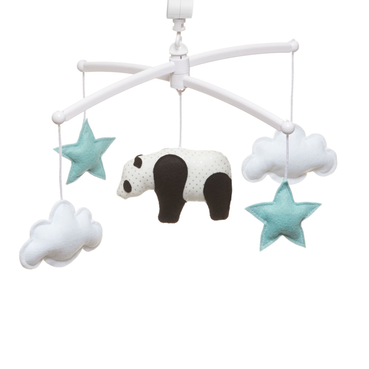 Mobile Musical Panda Bleu Pouce et Lina