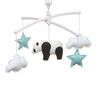 Mobile Musical Panda Bleu Pouce et Lina