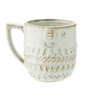 Mug en grès Visage Beige Madam Stoltz