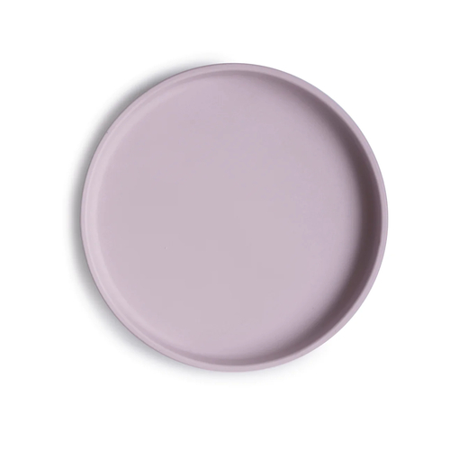 Mushie Assiette Classic à Ventouse en silicone Soft Lilac