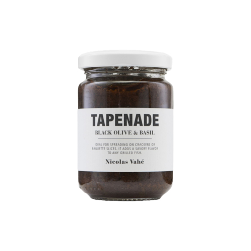 Nicolas Vahé Tapenade aux olives noires et basilic (140 g)