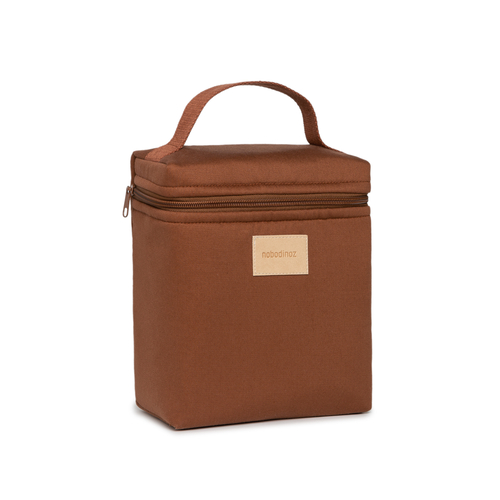 Nobodinoz Lunchbag Baby On The Go Clay Brown