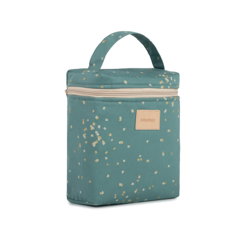 Nobodinoz Lunchbag isotherme Hyde Park Gold Confetti / Magic Green