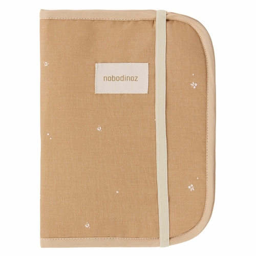 Nobodinoz Protège Carnet de Santé Poema Blush Little Cherry