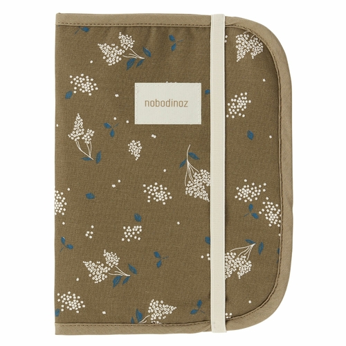 Nobodinoz Protège Carnet de Santé Poema Brown Lilac