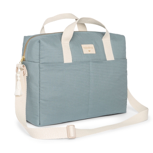 Nobodinoz Sac à Langer Gala Bleu Stone