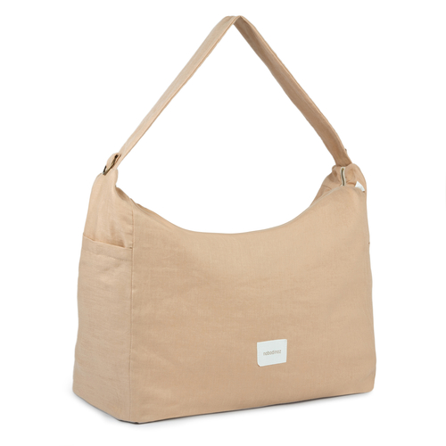 Nobodinoz Sac pour poussette Lin Français Sand