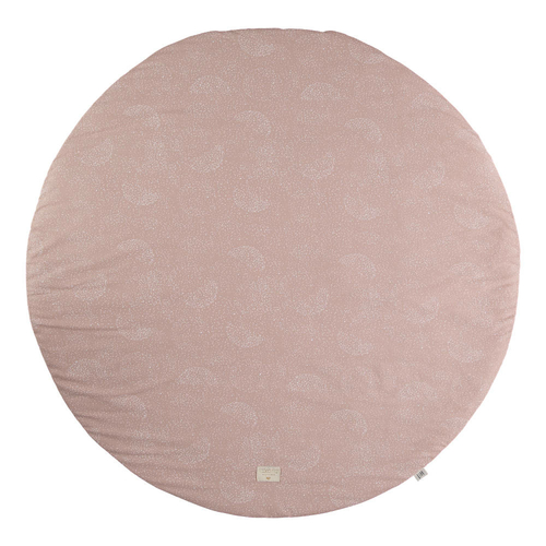 Nobodinoz Tapis de Jeu Full Moon White Bubble / Misty Pink