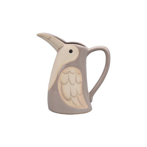 Opjet Pichet Décoratif Oiseau Beige