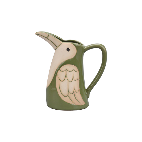 Opjet Pichet Décoratif Oiseau Vert