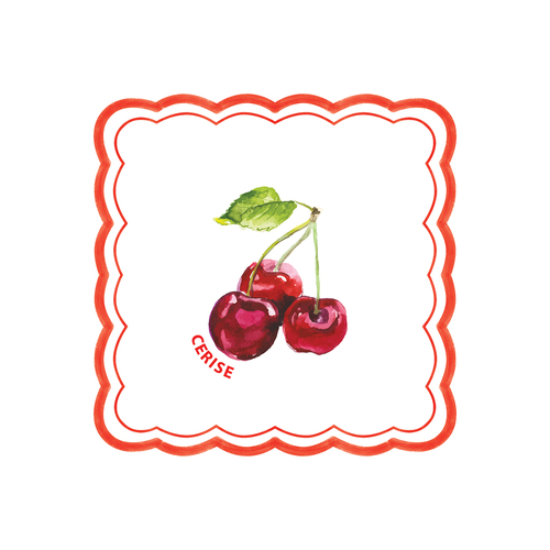 Opjet Serviette en papier Cerise Figue