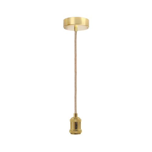 Opjet Système électrique corde douille métal doré (H.110 cm)