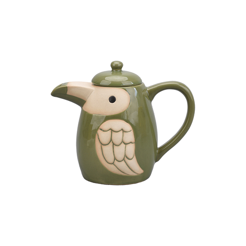 Opjet Théière Oiseau Vert