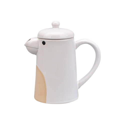Opjet Théière Perroquet Blanc