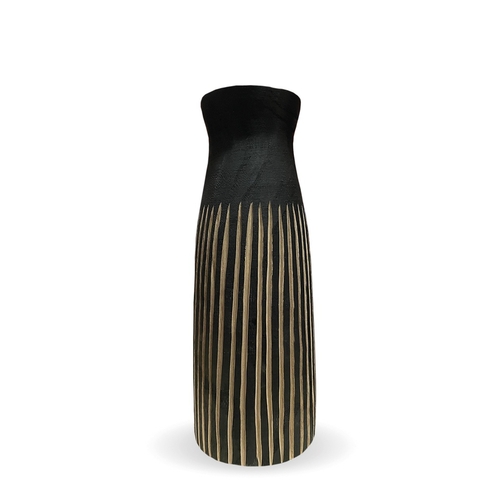 Opjet Vase Aya à rayures (H.35,5 cm)