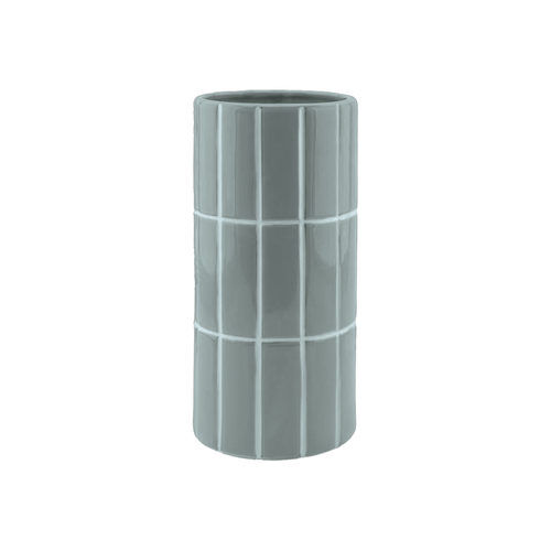 Opjet Vase Carrelage Bleu