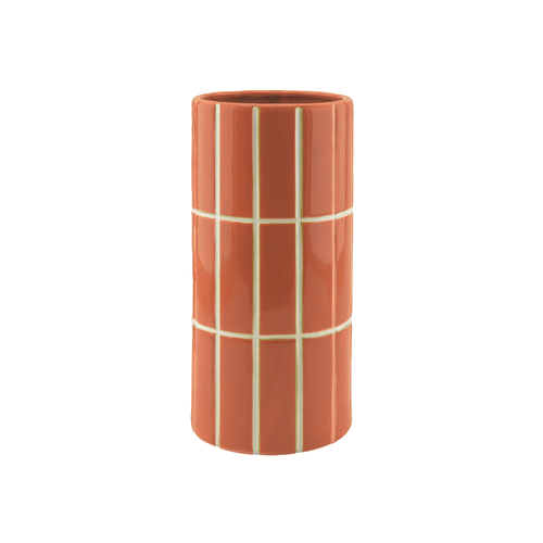 Opjet Vase Carrelage Orange