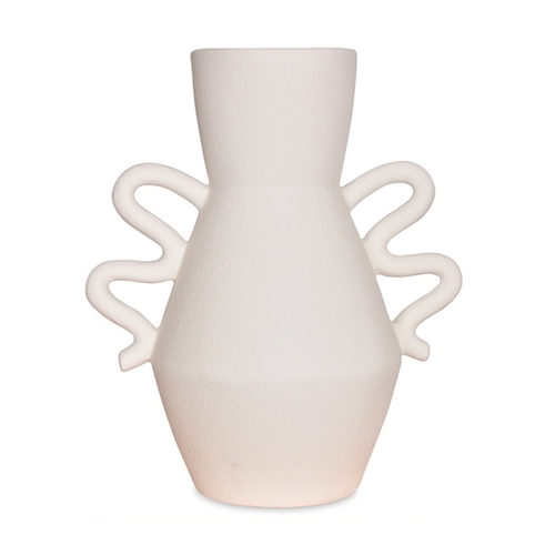 Opjet Vase céramique Wave Blanc texturé