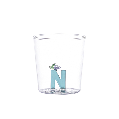 Opjet Verre Nature Alphabet N Raisin