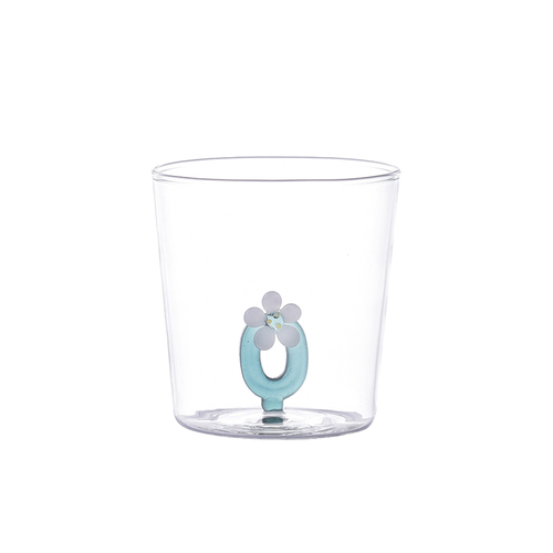 Opjet Verre Nature Alphabet O Fleur