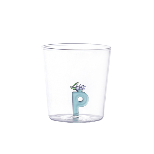 Opjet Verre Nature Alphabet P Raisin