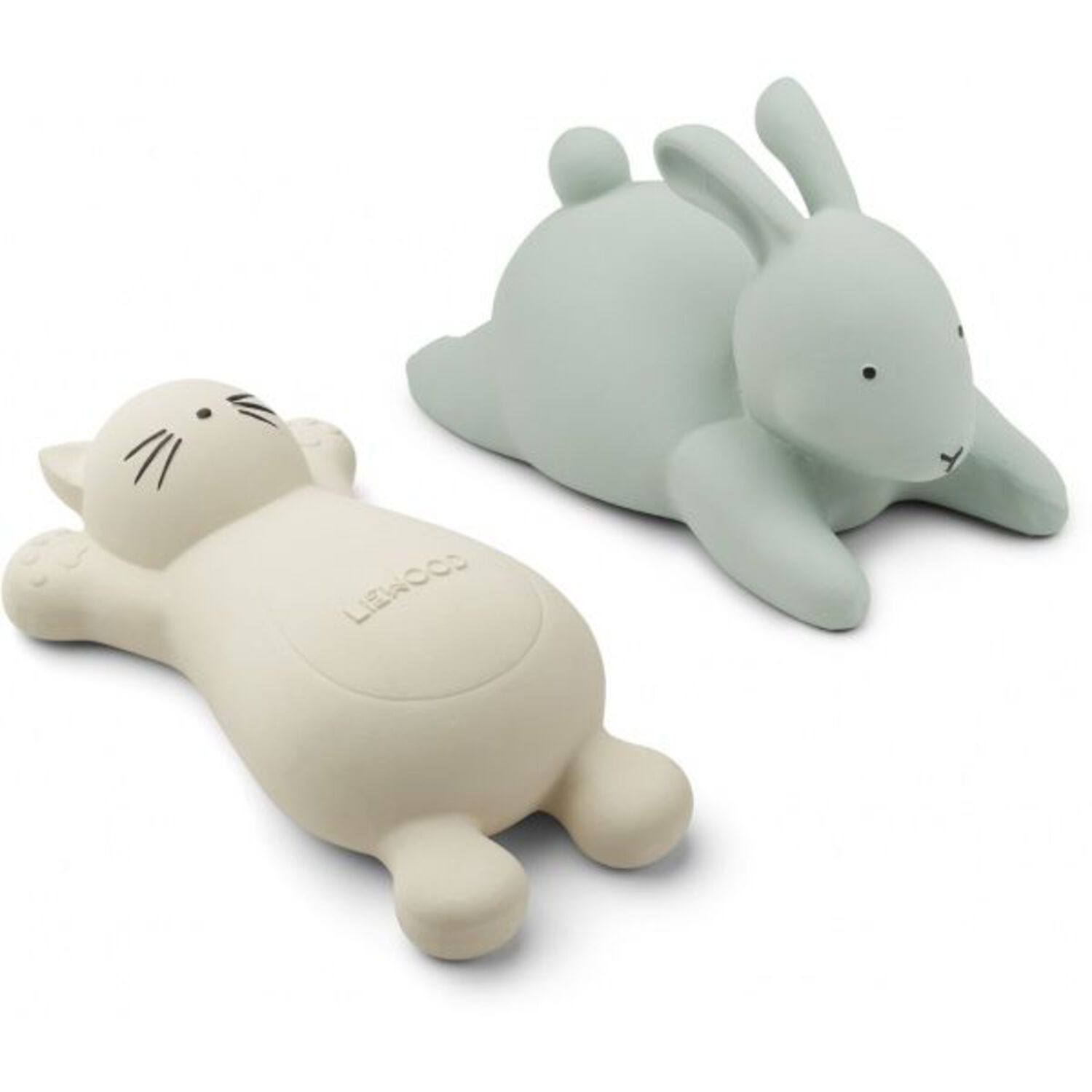 Pack 2 Jouet de Bain Vikky Chat Crème Liewood