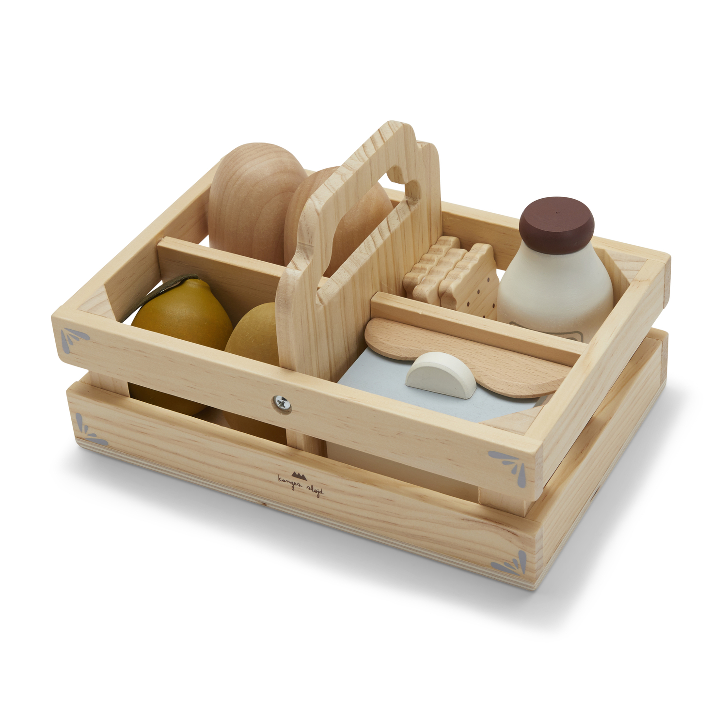 Panier de Nourriture en Bois Konges Slojd