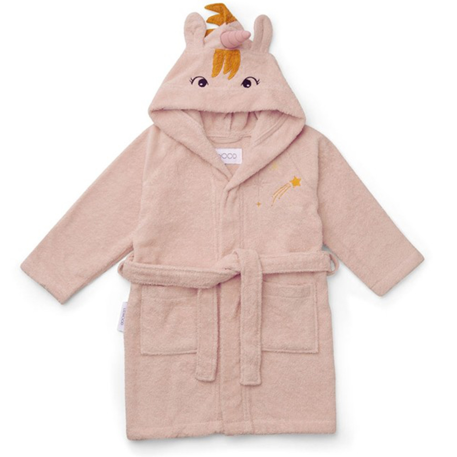 peignoir bain licorne