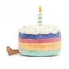 Peluche Amuseable Gâteau d'Anniversaire Rainbow Jellycat