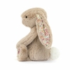 Peluche Bashful Bunny Liberty - Small Bea Beige Jellycat