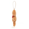 Peluche Folly Pain d'Epices Fred à suspendre Jellycat