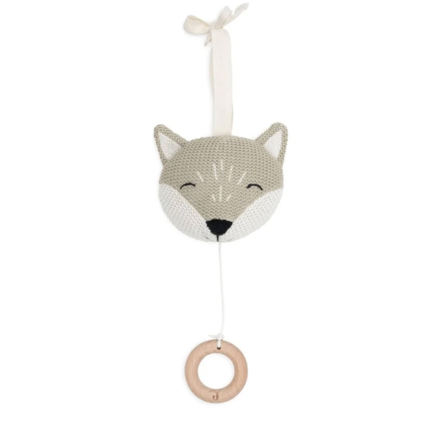 Peluche musicale en tricot Fox Jollein