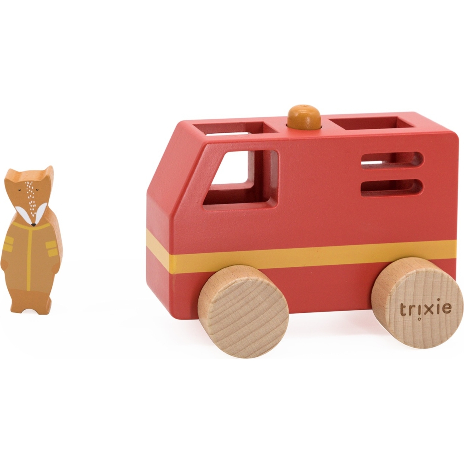 Petit Camion de pompiers en bois Trixie