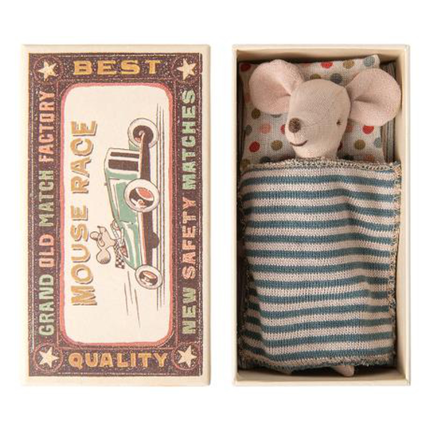 Petite Souris Grand Frère dans sa Boîte Maileg