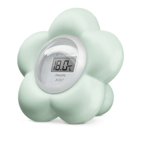 Philips Avent Thermomètre fleur vert pour bain et chambre